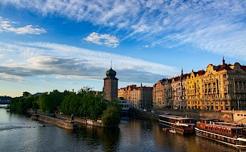 View from Jirasek Bridge, Prague, Czech Republic. Raik Loesche@unsplash