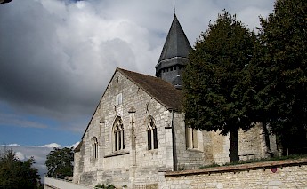 Sights around Givern, L'église sainte Radegonde, Giverny, France. Theoliane@wikimedia commons