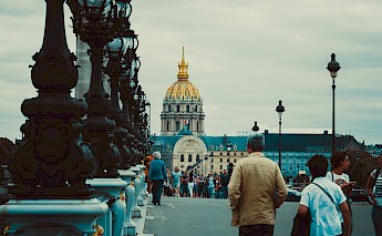 Domes des Invalides - tallest church structure in France and now a shrine for France's leading military figures, most notably the tomb of Napoleon, Paris, France. Pourya Gohari@unsplash