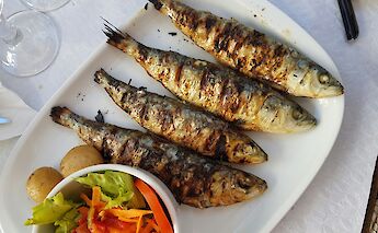 Grilled sardines, Lisbon, Portugal. Alex Teixeira@Unsplash
