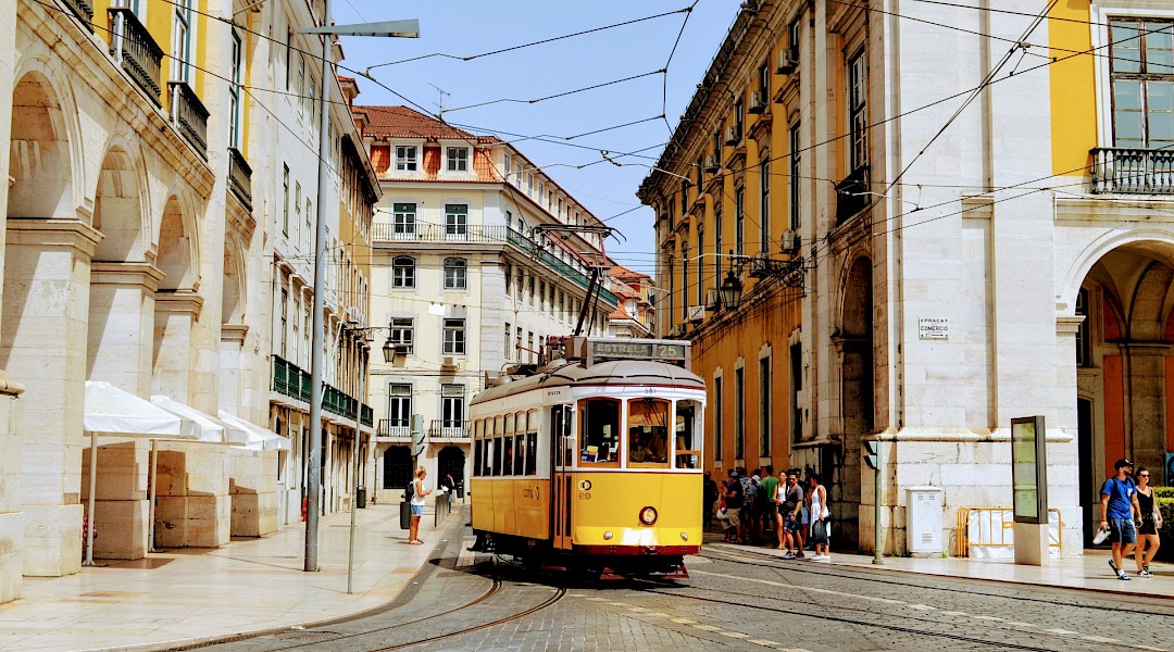 Cable Car in Lisbon, Portugal. Aayush Gupta@Unsplash