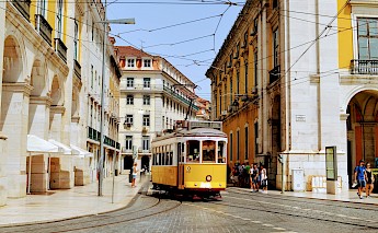 Cable Car in Lisbon, Portugal. Aayush Gupta@unsplash