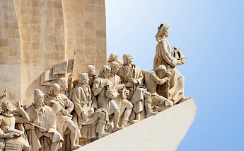 Close up shot of the Padrão dos Descobrimentos, which celebrates the Portuguese Age of Discovery (or "Age of Exploration") during the 15th and 16th centuries., Lisbon, Portugal. Próxima Etapa@wikimedia commons