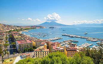 Aerial view of Naples, Italy. Alessandro Tortora@iStock