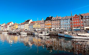 Nyhavn Harbor, Copenhagen, Denmark. CC:Mahendra
