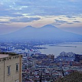 Mount Vesuvius at dusk, Naples. Gregory Smirnov@Unsplash