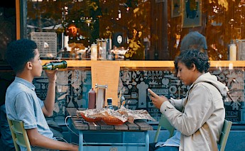 Snacking at a shop in Utrecht, Holland. Ryan Plomp@Unsplash