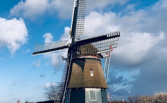dutch windmill under a clear sky, Utrecht, Holland. Anton S@Unsplash