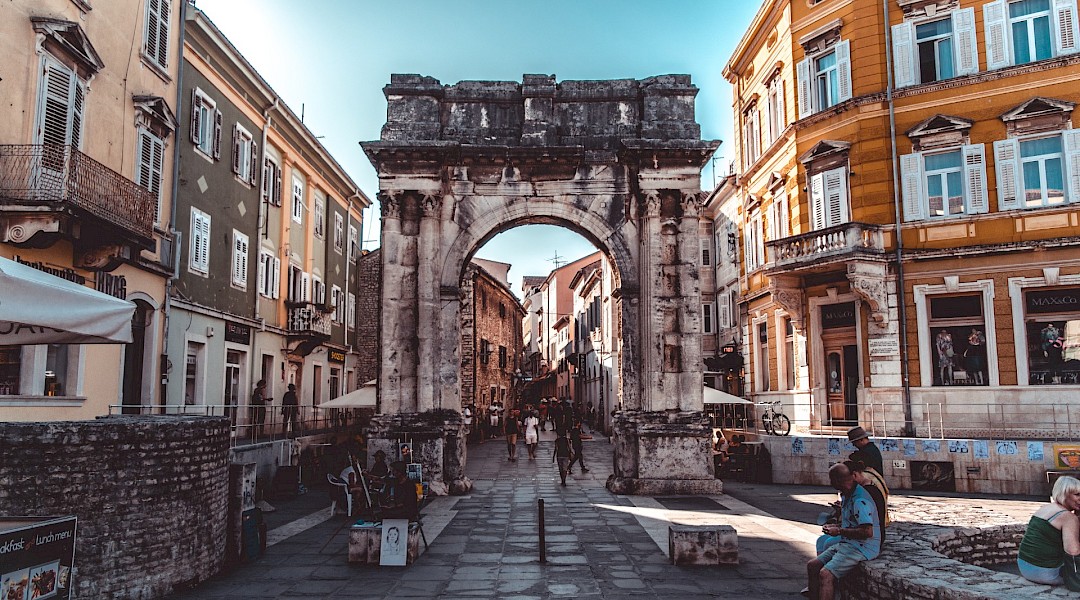 Old and new architecture meeting on the streets of Old Town Pula, Croatia. Nick Kane@Unsplash