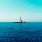Lighthouse out the coast of Cape Kamenjak, Premantura, Pula, Croatia. Samuel Schwendener@Unsplash
