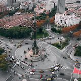Columbus monument roundabout, Barcelona, Spain. Benjamin Voros@Unsplash