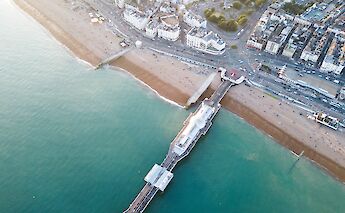 Aerial view, Brighton Port, Brighton, England. Martin Forster@Unsplash