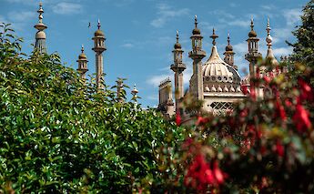 Top of the Royal Pavilion, Viewed from the garden, Brighton, England. Maciek Wróblewski@Unsplash