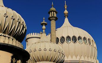Turrets of the Royal Pavilion, Brighton, Sussex, England. Getty Images@Unsplash