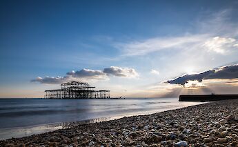 Brighton West Pier, Sussex, England. a.canvas.of.light@Flickr
