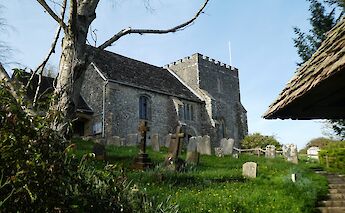 Church in Bramber, South Downs, Sussex, England. Mike Finn@Flickr