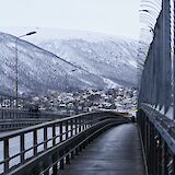 Pedestrian Pathway, on the Tromso Bridge, Tromso, Norway. Sebastian Herrmann@Unsplash