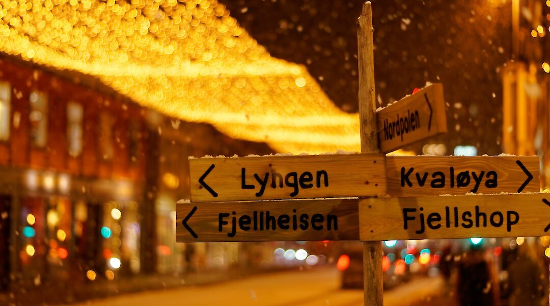 Street sign in Tromso, Norway. Alex Kulikov@Unsplash