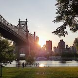 Recreation time at the park, Queensboro Bridge, New York, New York. Wilmer Olano@Unsplash