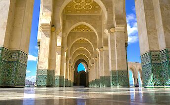 Inside of a mosque, Marrakesh, Morocco. Getty Images@Unsplash