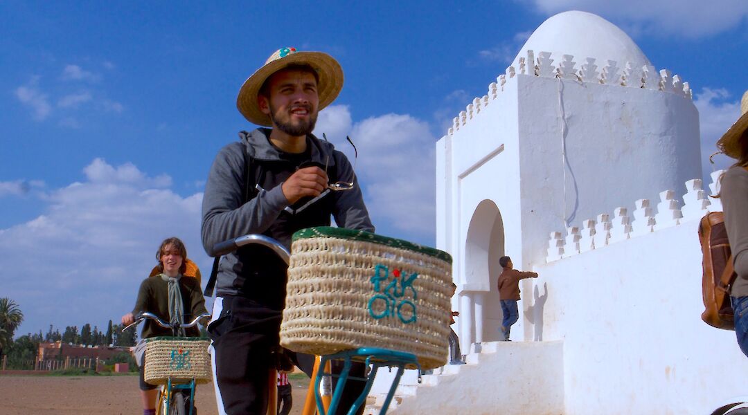 Riding in the sun, Marrakesh, Morocco. CC:Pikala Bikes