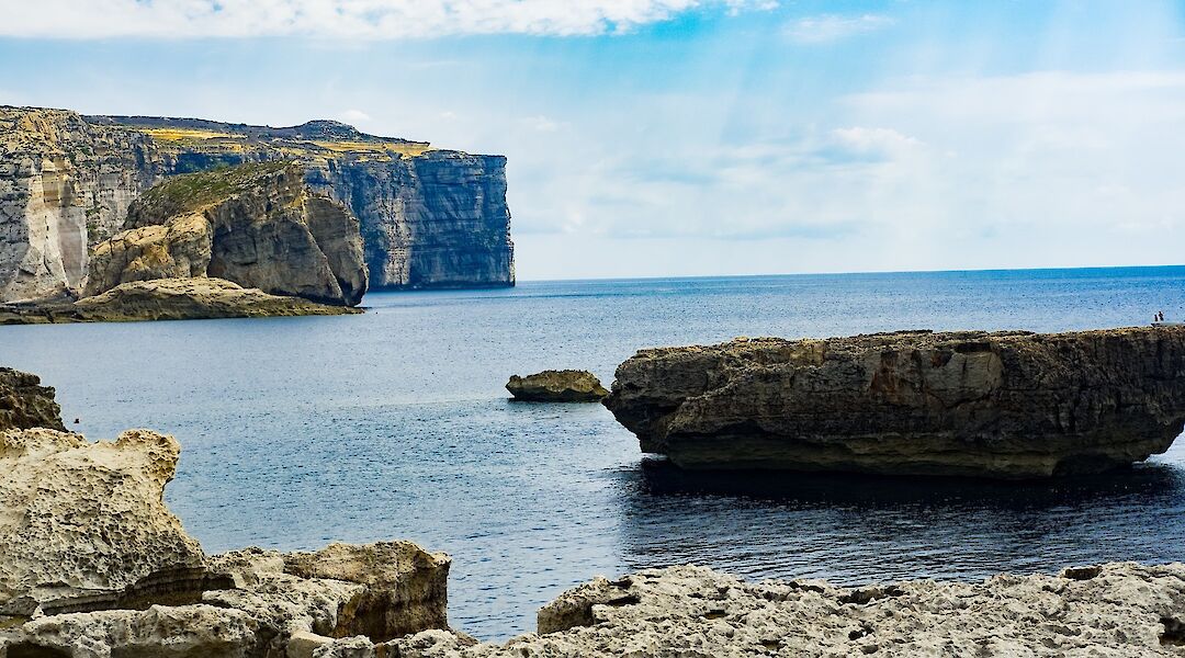 Magnificent cliff formations in Gozo, Malta. Luke Tanis@Unsplash