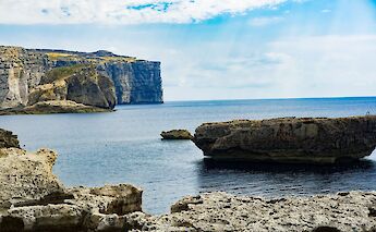 Magnificent cliff formations in Gozo, Malta. Luke Tanis@Unsplash