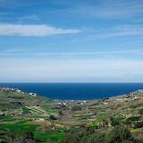 Green landscape, Scenic Gozo, Malta. Ashley Byrd
