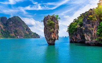 Limestone karst in Ha Long Bay, Vietnam. Unsplash@Getty Images