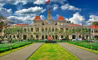 Exterior of the People's Committee, Ho Chi Minh City, Vietnam. allPhoto Bangkok@Unsplash
