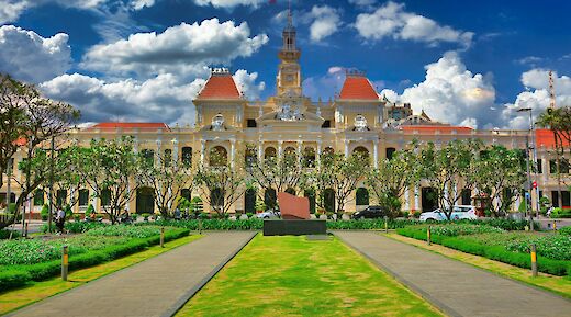 Exterior of the People's Committee, Ho Chi Minh City, Vietnam. allPhoto Bangkok@Unsplash