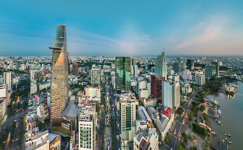 Ho Chi Minh City from above, Vietnam. Peter Nguyen@Unsplash
