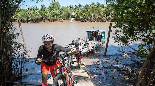 Countryside bike tour, Ho Chi Minh City, Vietnam.