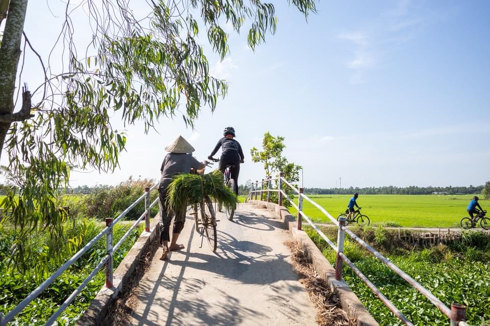 Mekong Delta bike and boat tour, Ho Chi Minh City, Vietnam.