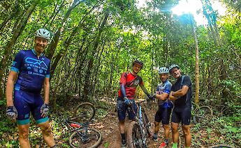 South Vietnam Jungle bike tour, Ho Chi Minh City, Vietnam.