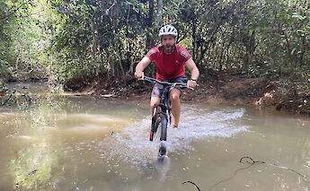South Vietnam Jungle bike tour, Ho Chi Minh City, Vietnam.