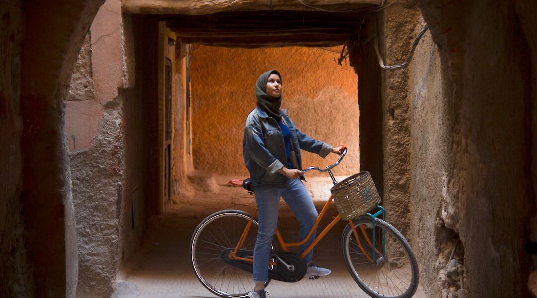 Cycling in Marrakesh, Morocco. CC:Pikala Bikes