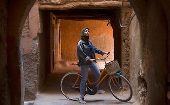 Cycling in Marrakesh, Morocco. CC:Pikala Bikes