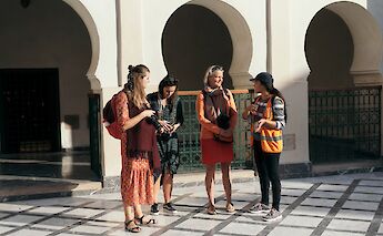 Guided tour of Marrakesh, Morocco. CC:Pikala Bikes