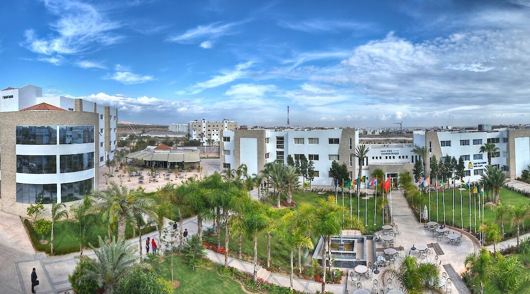 Universiapolis, International University of Agadir, Morocco. Universiapolis@Wikimedia Commons