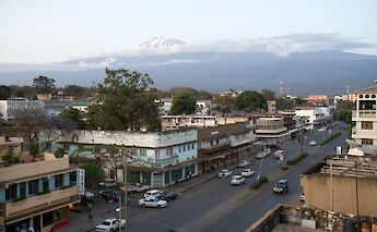 City of Moshi seen from a rooftop, Kilimanjaro, Tanzania. Stig Nygaard@Wikimedia Commons