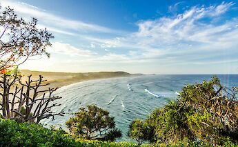 Soft sunlight on Fraser Island, Australia. Unsplash@Antoine Beauvillain