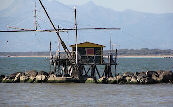 Bocca d'Arno, or mouth of the Arno, is the traditional denomination of the late course of the Arno river, Pisa. Gianni Careddu@Wikimedia Commons