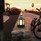 Bike parked on the pathway, Solana Beach at sunset. Keaton Elvins@Unsplash