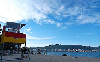Life guard's box, Oriental Bay, Wellington, New Zealand. Jack Yan@Unsplash