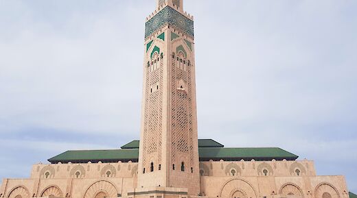 Hassan II Mosque in Casablanca, Morocco. Hamza Bouchikhi@Unsplash