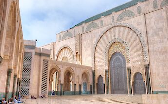 Inside the Hassan II Mosque, Casablanca. Hans Jurgen Weinhardt@Unsplash