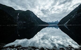 Tafjord, Norway in the evening. Tobias Van Der Elst@Flickr