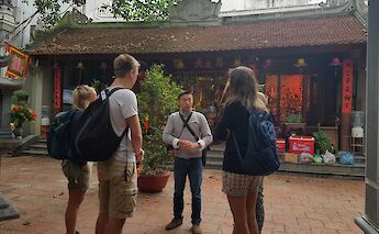 Tour of a pagoda, Hanoi, Vietnam. CC:Friends Travel Vietnam