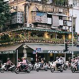 Motorbikes, the preferred means for transport for locals in Hanoi, Vietnam. Elliot Andrews@Unsplash